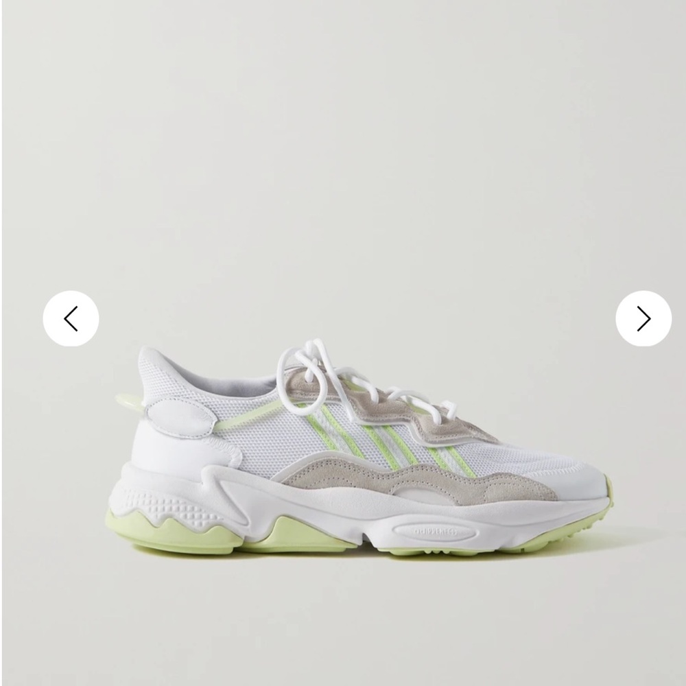 ADIDAS ORIGINALS
Ozweego suede and leather-trimmed mesh sneakers